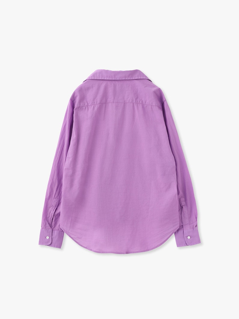 Eileen Organic Cotton Voil Shirt 詳細画像 purple 2