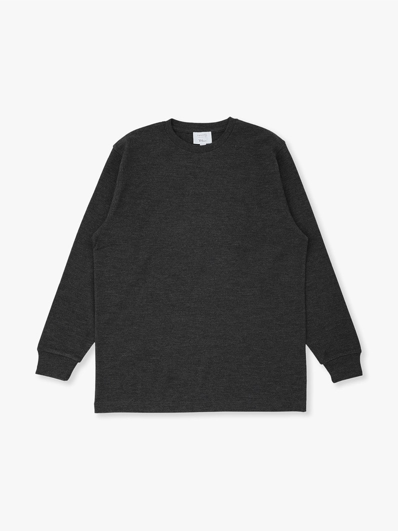 Vintage Wool Crew Neck Sweat Shirt 詳細画像 charcoal gray 2
