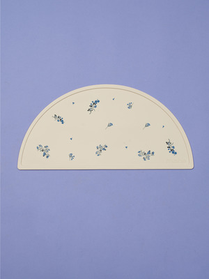 Lilac Flower Print Silicone Mat 詳細画像 other