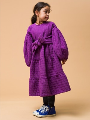 Tarasp Quilt Dress  詳細画像 purple