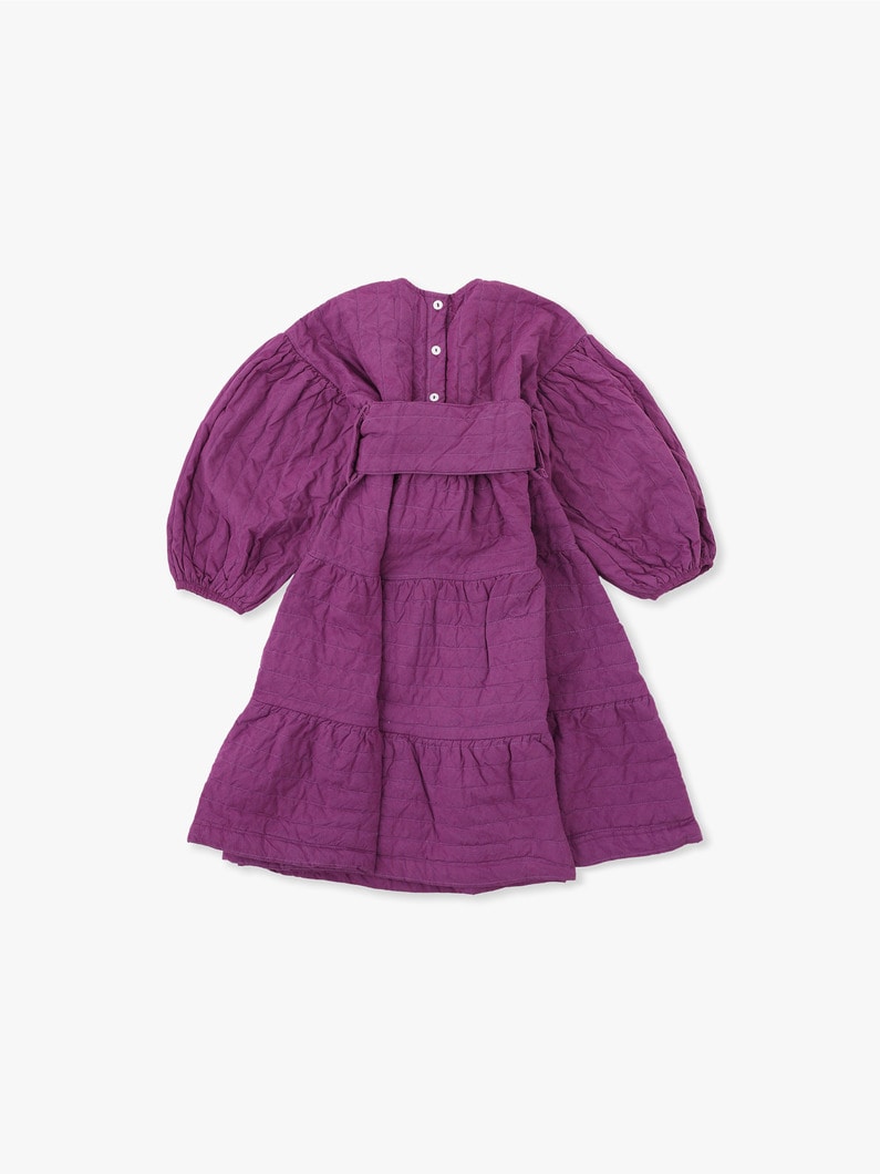 Tarasp Quilt Dress  詳細画像 purple 4