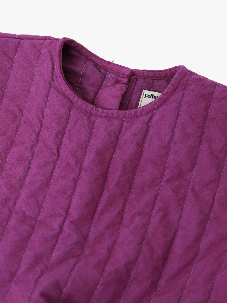 Tarasp Quilt Dress  詳細画像 purple 5