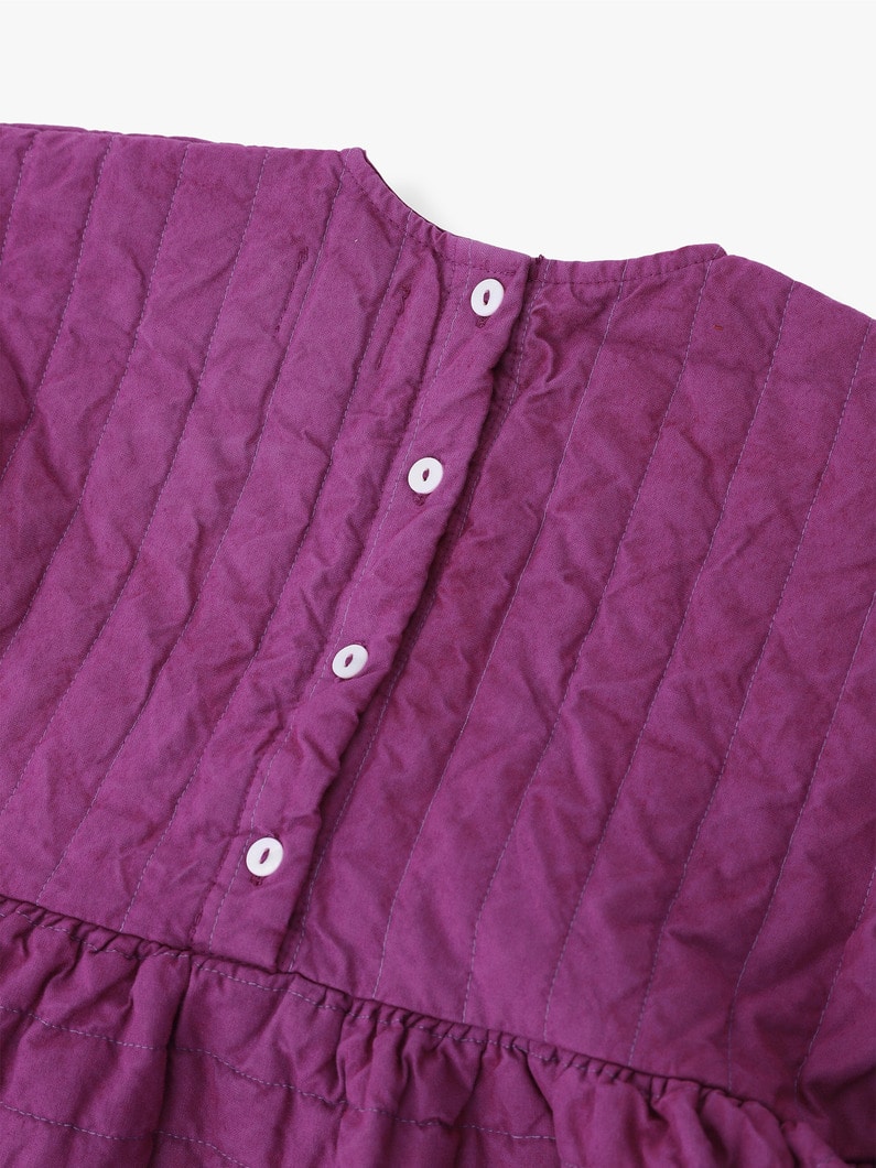 Tarasp Quilt Dress  詳細画像 purple 6