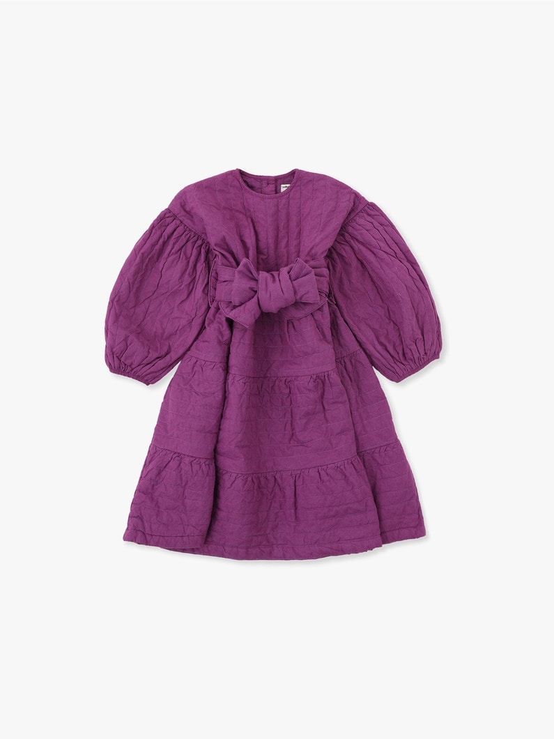 Tarasp Quilt Dress  詳細画像 purple 3