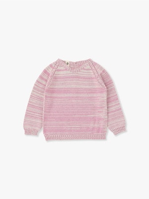 Ranglan Baby Knit Pullover 詳細画像 pink