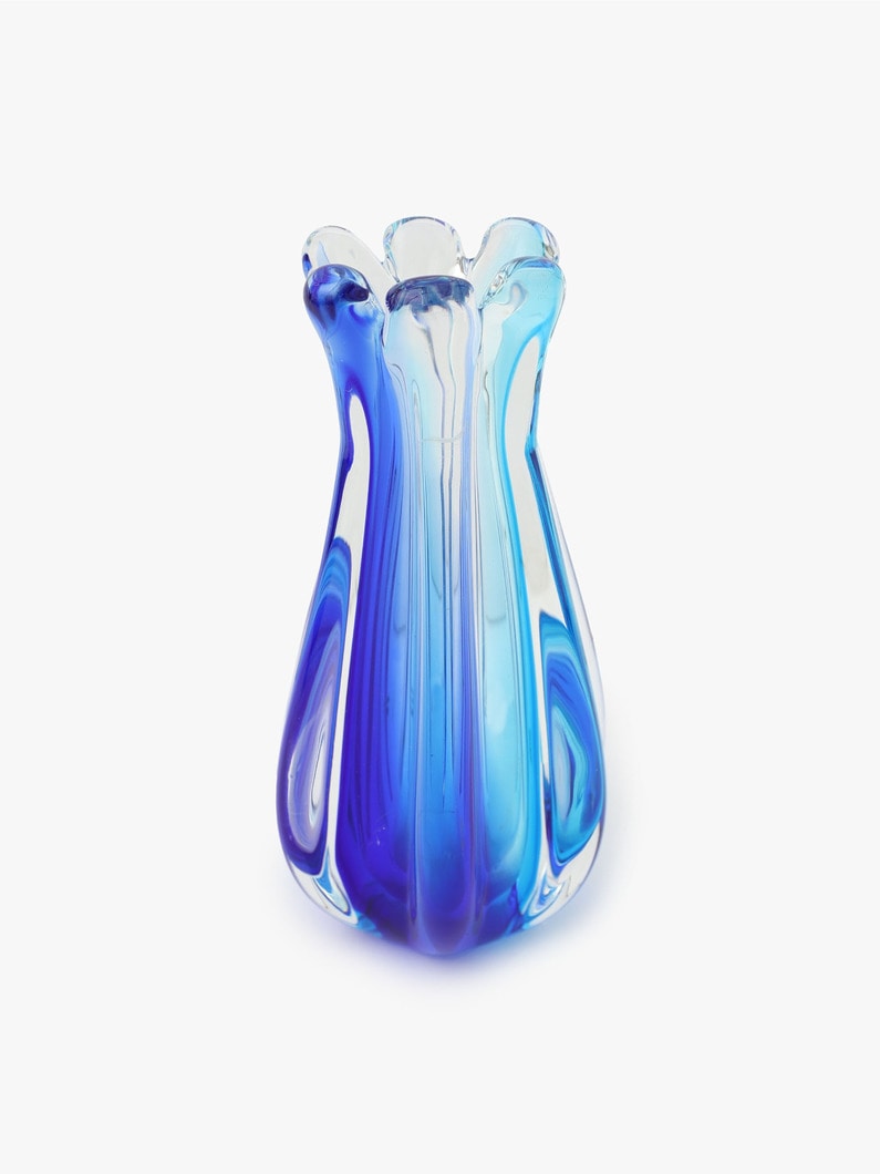 Murano Grass Used Vase 9 詳細画像 blue 2