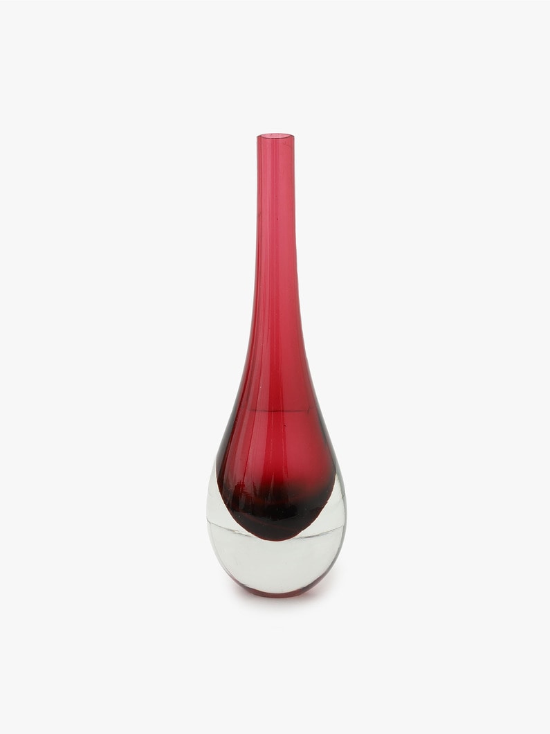 Murano Grass Used Vase 16 詳細画像 wine red 3