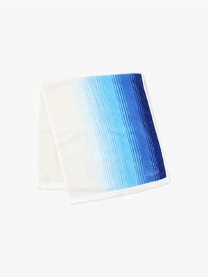 RH Stripe Gradation Face Towel 詳細画像 blue
