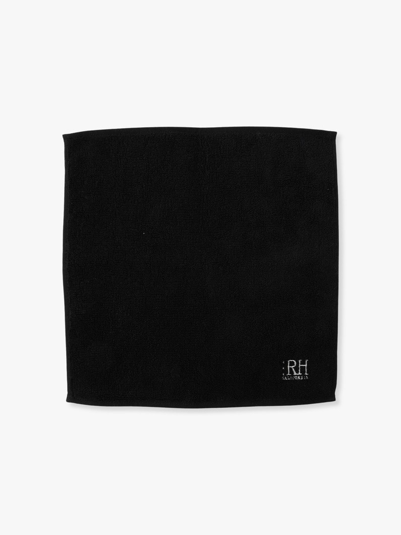 RH Pima Cotton Solid Towel Handkerchief 詳細画像 black 2