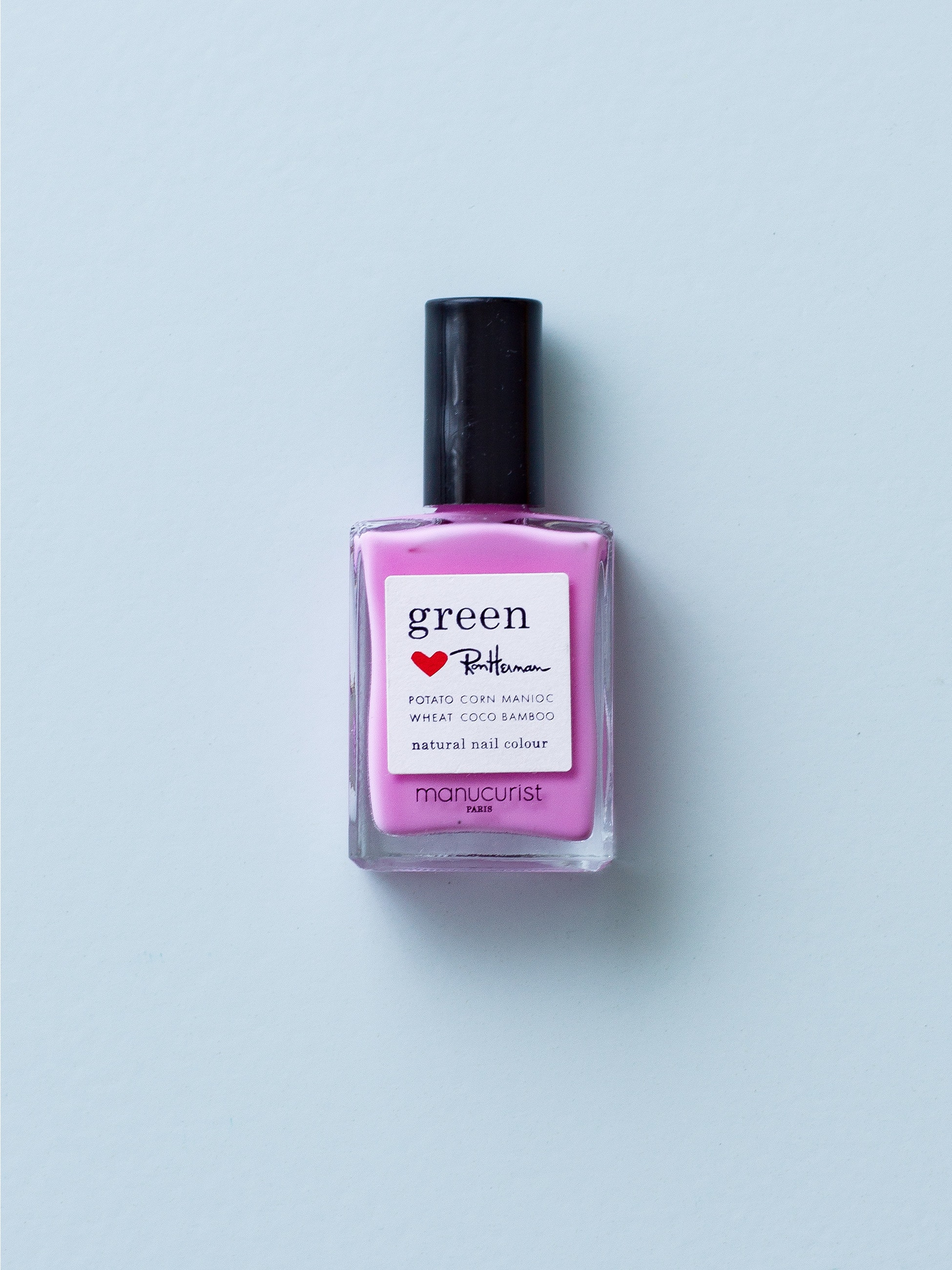 Green Natural Nail Polish (Dawn Pink)