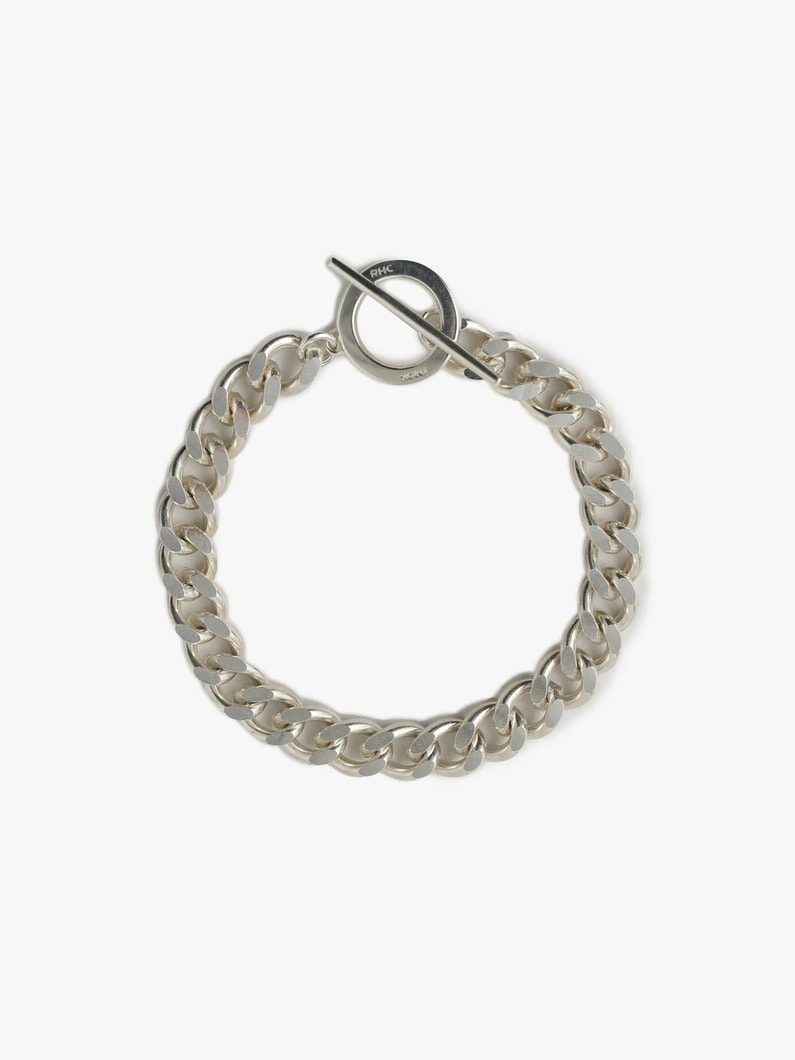 Silver Curb Bracelet（L） 詳細画像 silver 2