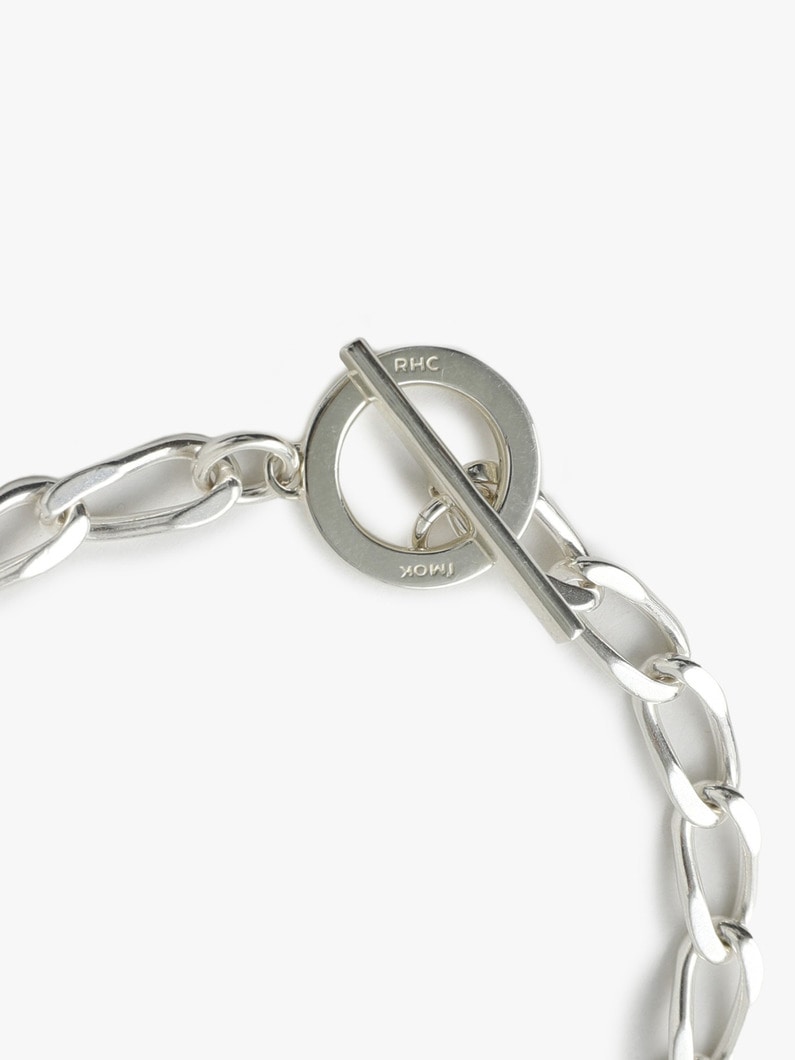 Silver Long Curb Bracelet(M)  詳細画像 silver 3