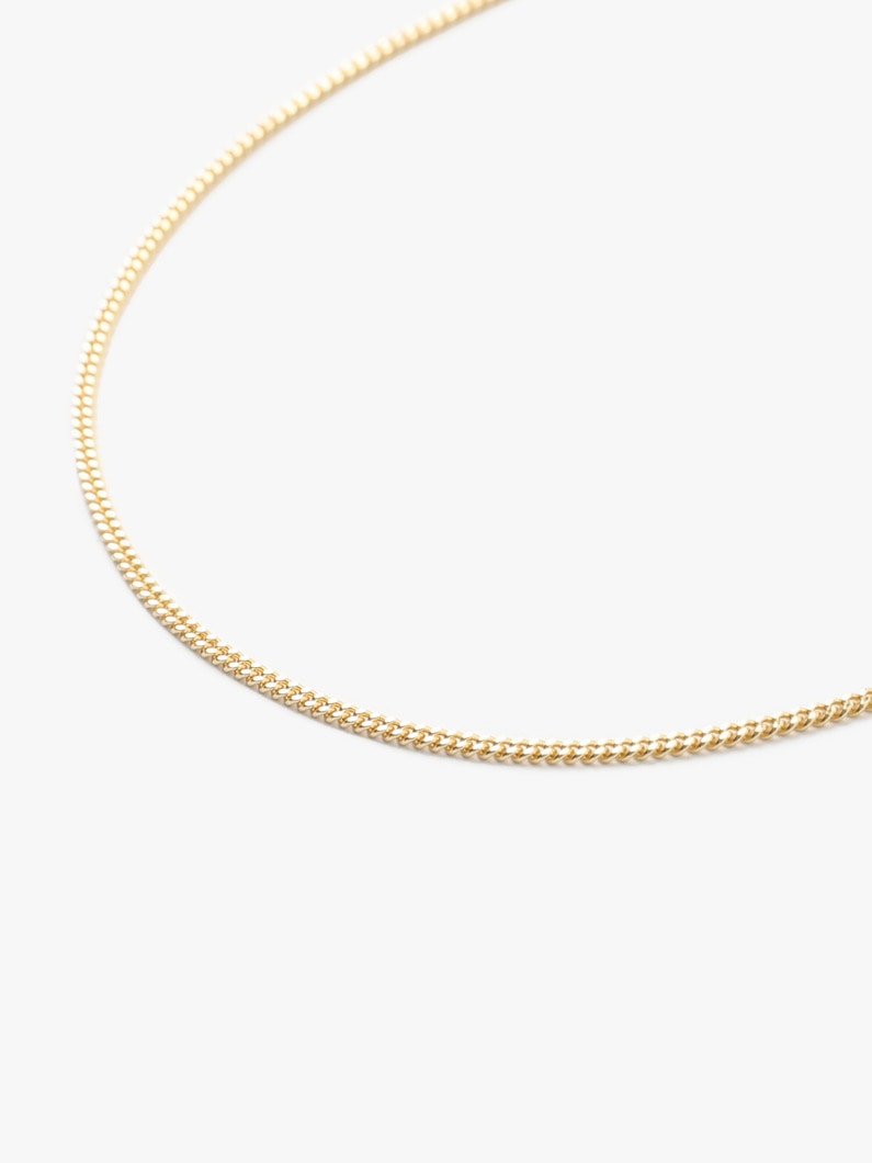 18K Gold Curb Necklace(S) 詳細画像 gold 4