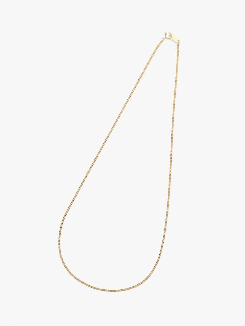 18K Gold Curb Necklace（S） 詳細画像 gold 2