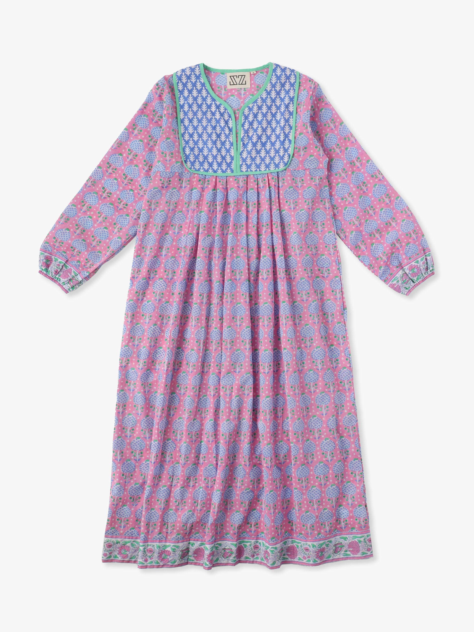 Kity Pinapple Print Dress Sz Blockprints エスゼット ブロックプリント Ron Herman