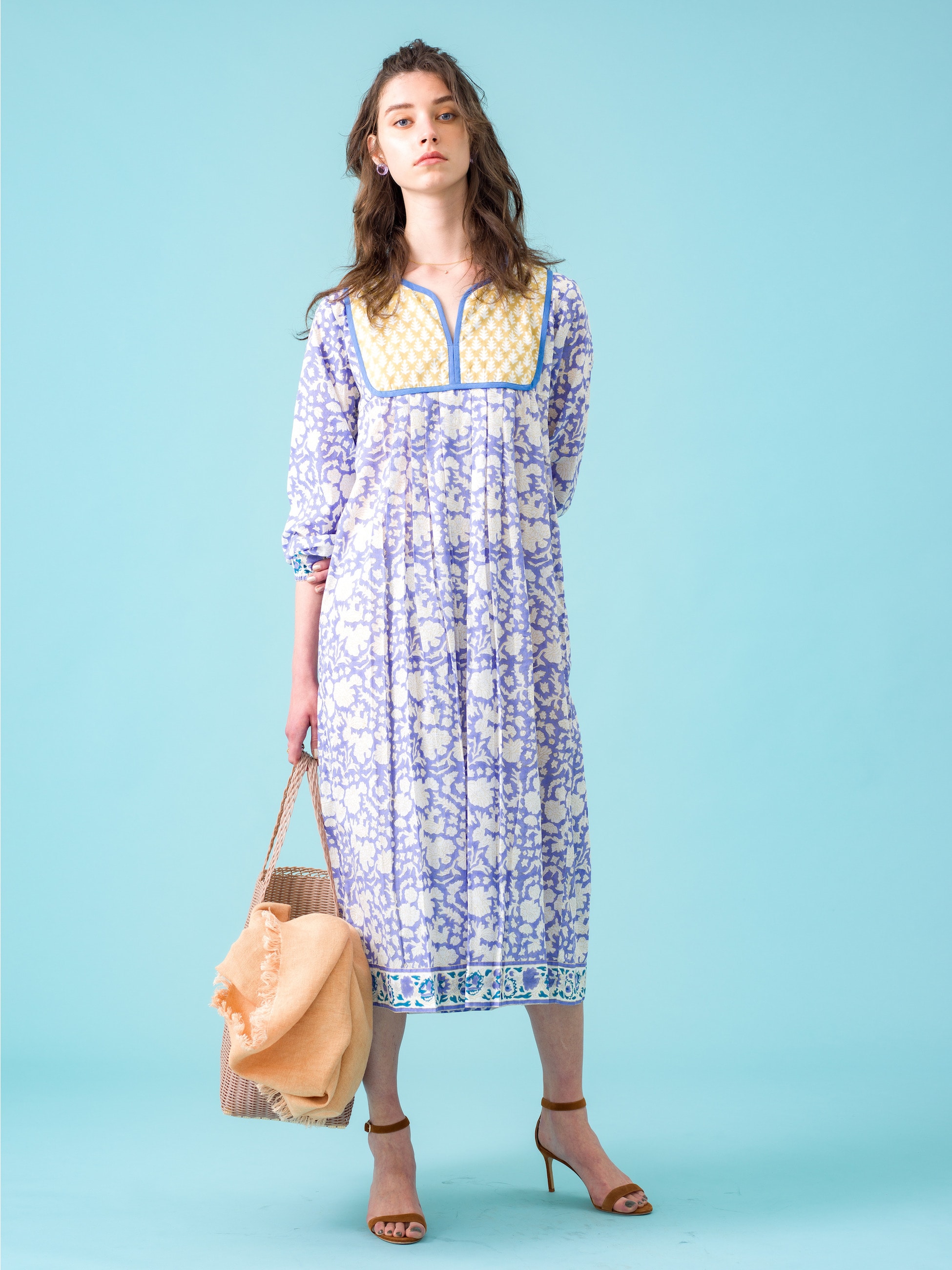 Kity Nila Print Dress｜SZ Blockprints(エスゼット ブロックプリント)｜Ron Herman