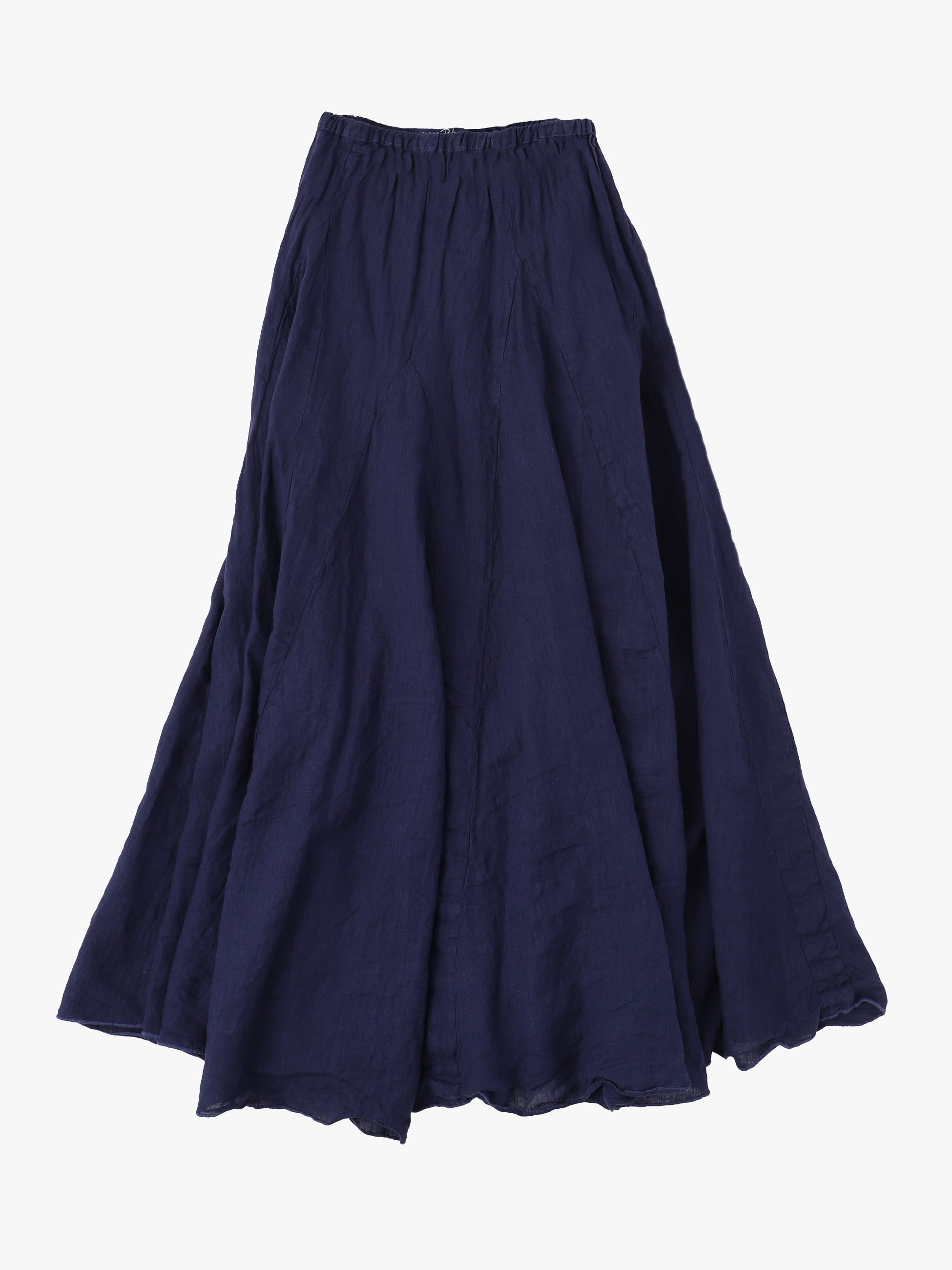 Lily Linen Skirt (Navy)