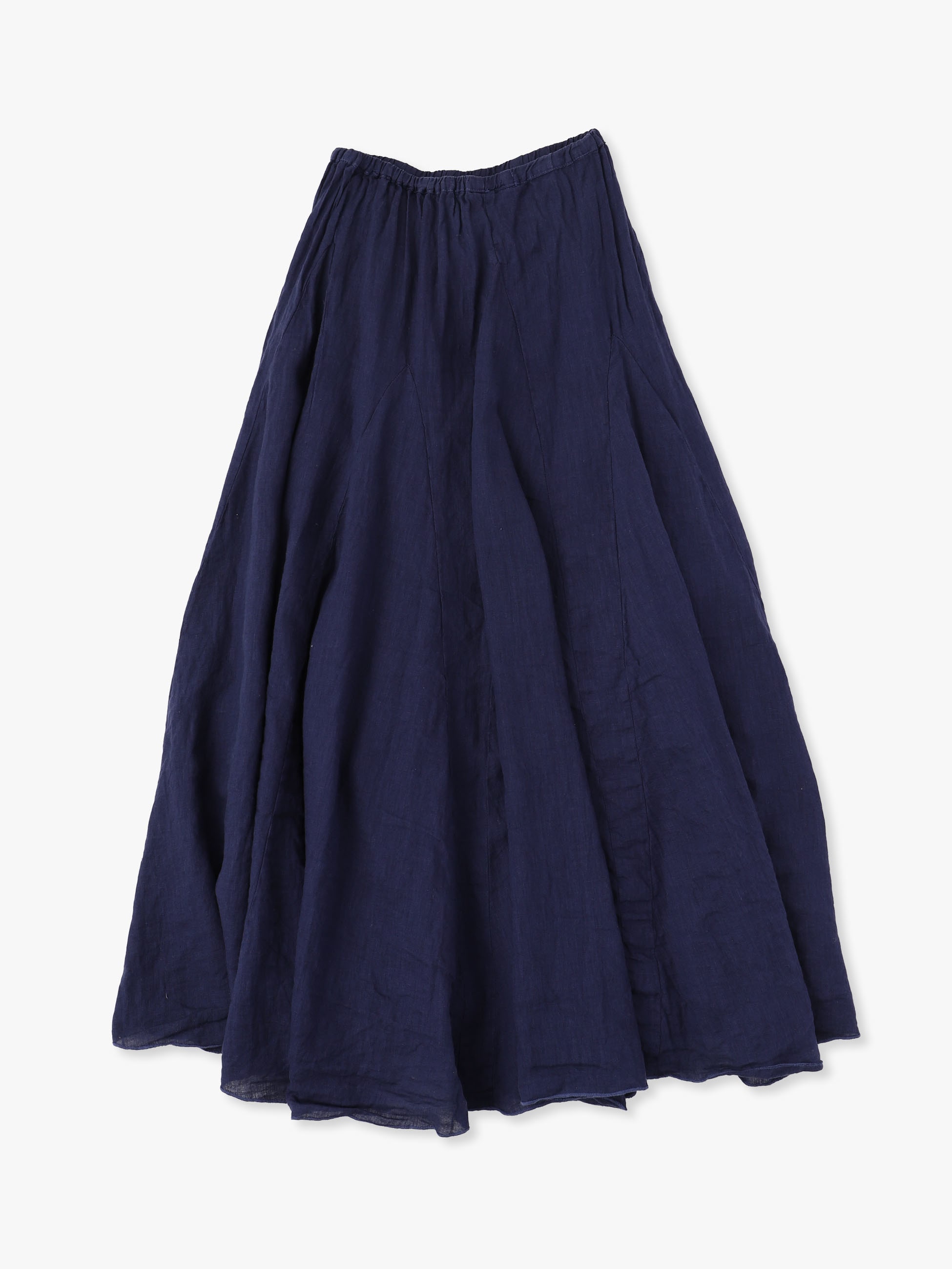 Lily Linen Skirt (Navy)