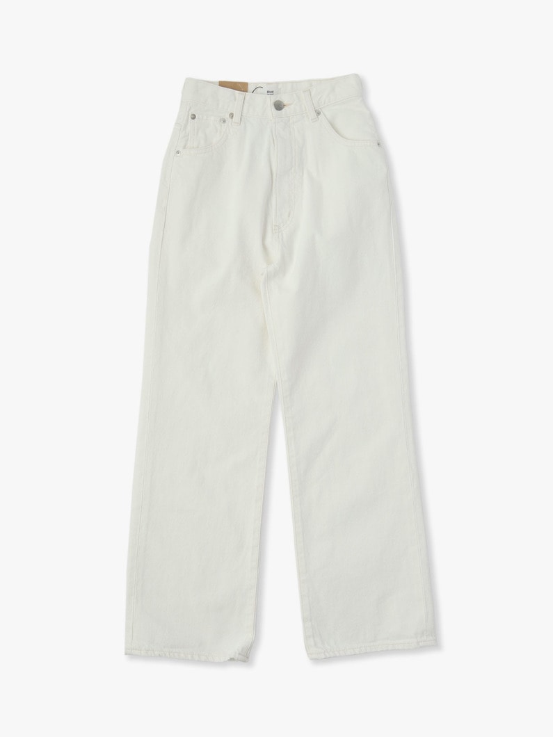 Vintage Straight Denim Pants(white) 詳細画像 white 2