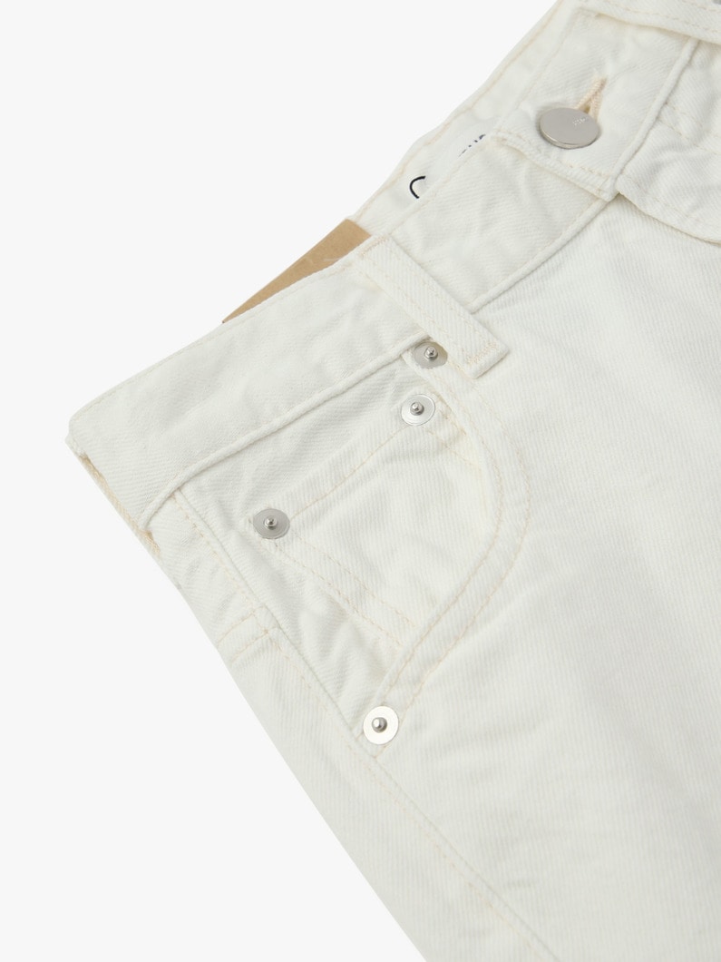 Vintage Straight Denim Pants(white) 詳細画像 white 7