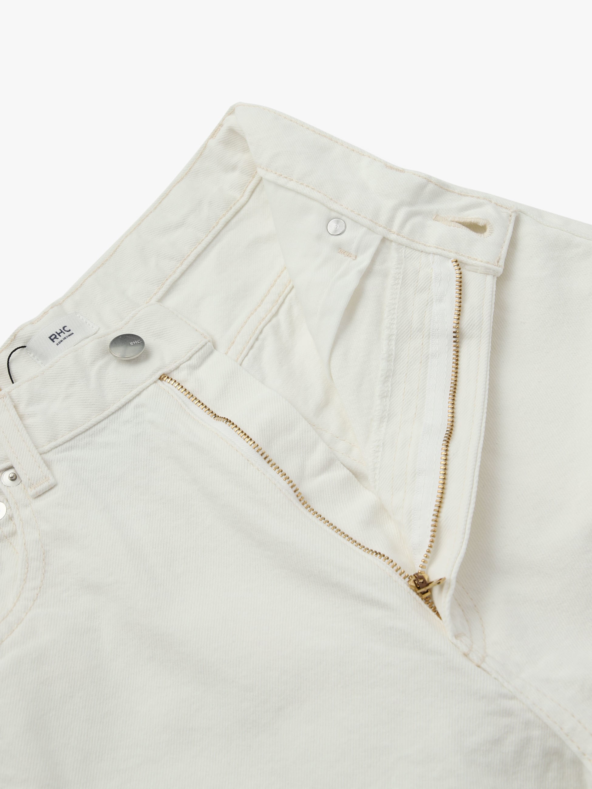 Vintage Straight Denim Pants(white)