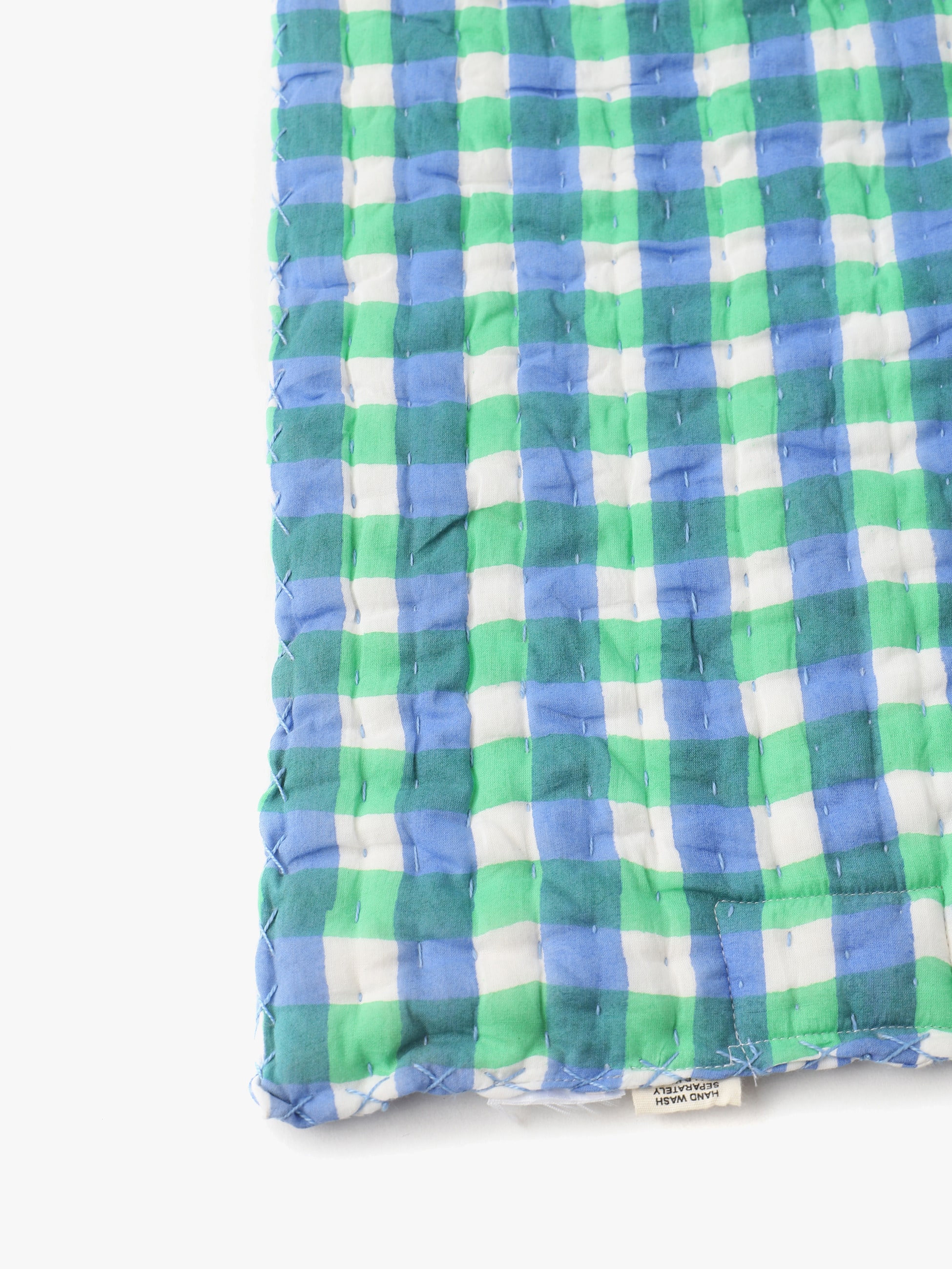 Medium Gingham Quilt Blanket｜SZ Blockprints(エスゼット ブロックプリント)｜Ron Herman