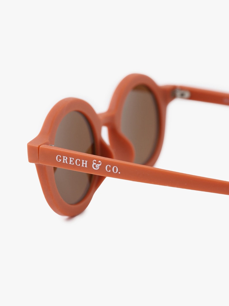 Original Round Sustainable Sunglasses 詳細画像 orange 5