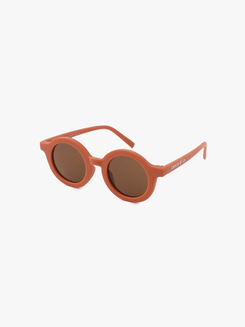 Original Round Sustainable Sunglasses 詳細画像 orange 2