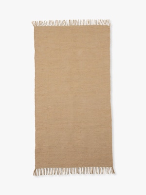 Cotton Hand Made Rug (77×146cm) 詳細画像 beige