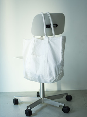 Organic Cotton Tote Bag (Medium) 詳細画像 white