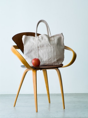 Organic Cotton Tote Bag (Medium) 詳細画像 light gray