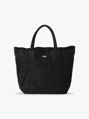 Organic Cotton Tote Bag (Medium) 詳細画像 black