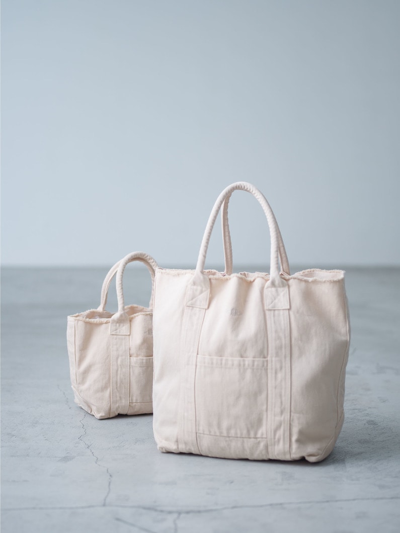 Organic Cotton Tote Bag (Medium) 詳細画像 light beige 1