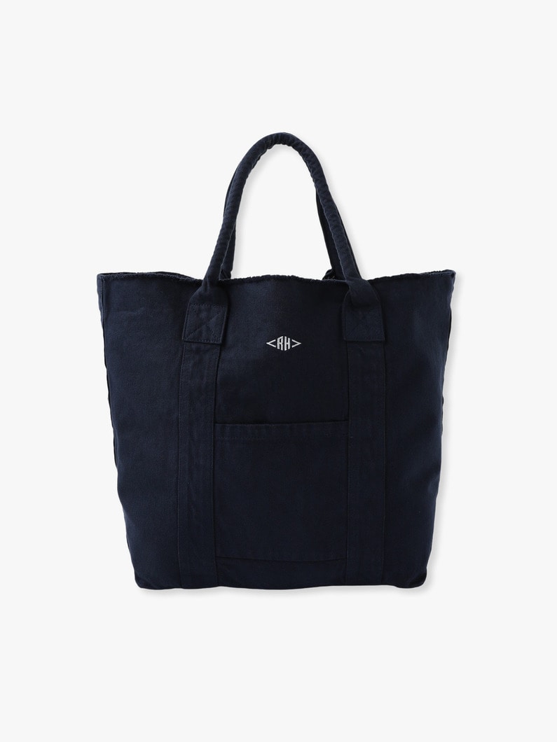 Organic Cotton Tote Bag (Medium) 詳細画像 navy