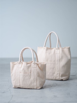 Organic Cotton Tote Bag (Small) 詳細画像 light beige