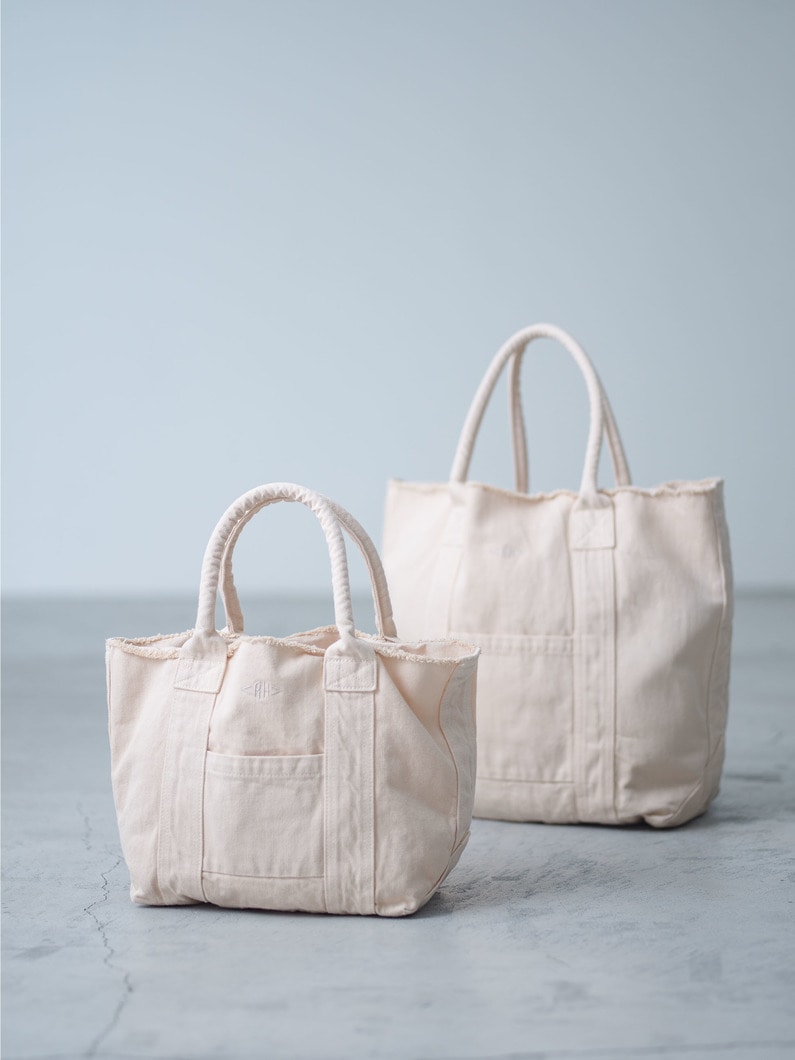 Organic Cotton Tote Bag (Small) 詳細画像 light beige 1