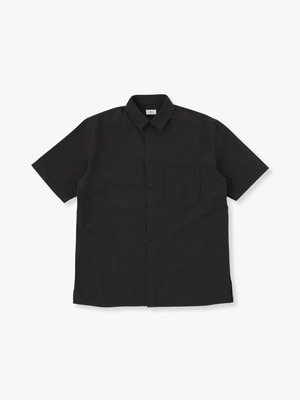 Seersucker Short Sleeve Shirt 詳細画像 charcoal gray