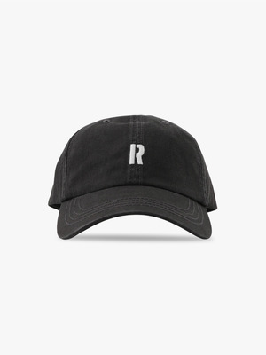 R Logo Washed Cap 詳細画像 charcoal gray