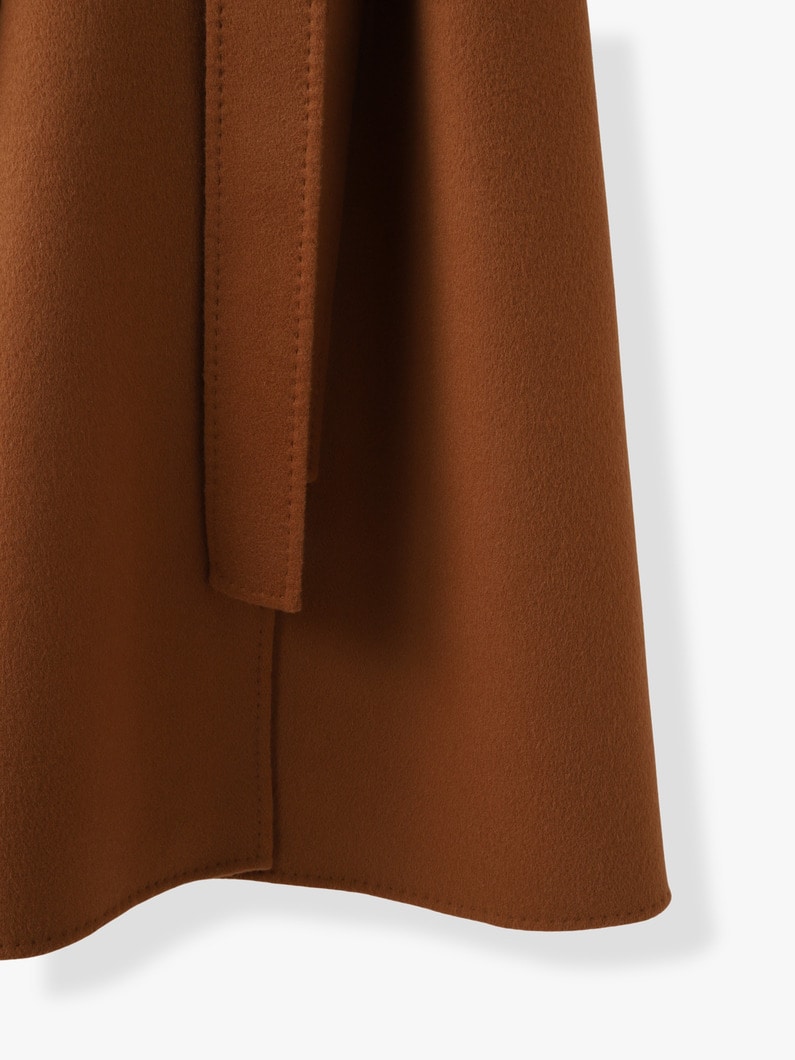 Luxe Beaver Long Coat (brown/navy) 詳細画像 brown 10