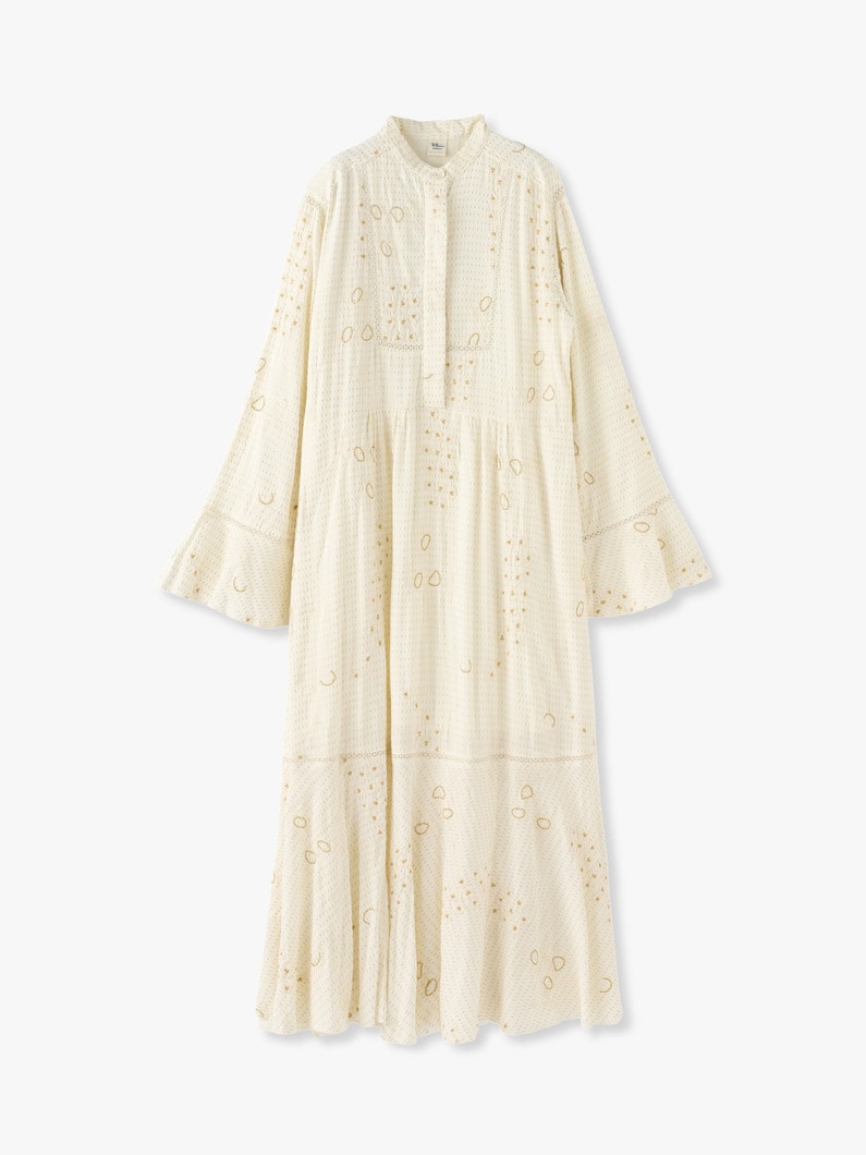 India Embroidery Flare Dress 詳細画像 ivory 3