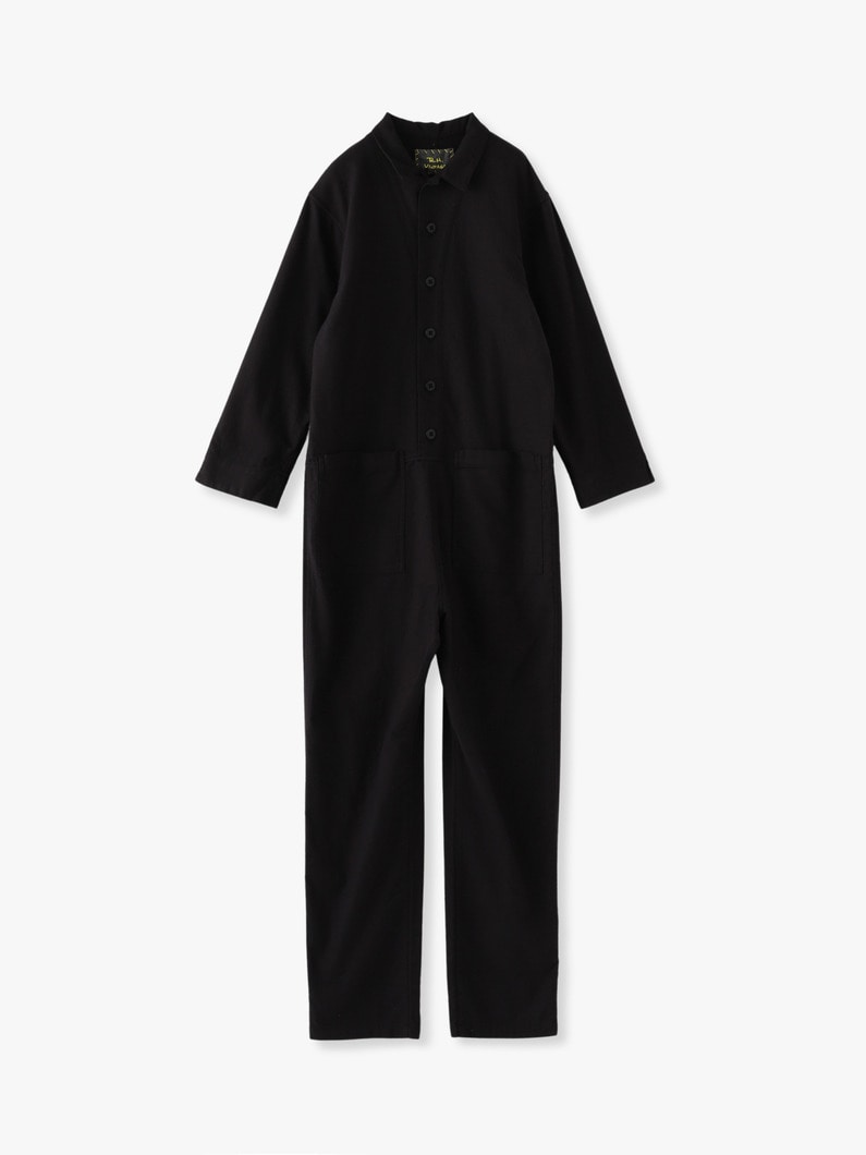 Flannel Jumpsuit 詳細画像 black 1