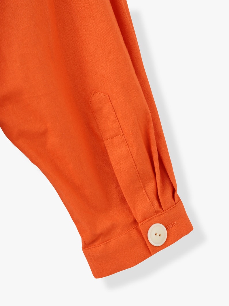 Button Down Shirt Dress 詳細画像 orange 5