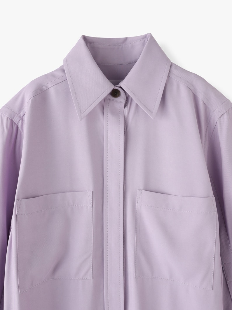 Split Sleeve Shirt Dress 詳細画像 lavender 3