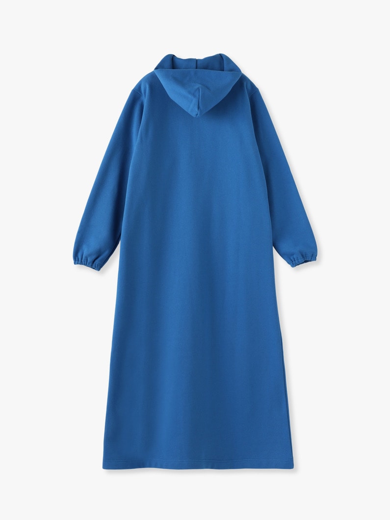 Sweat Zip Hoodie Dress 詳細画像 blue 2