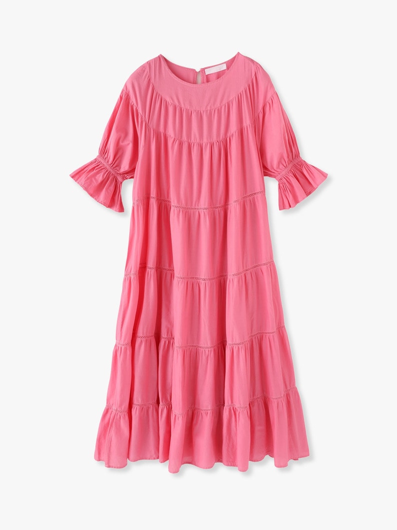 Paradis Botanical Dye Dress (pink/yellow) 詳細画像 pink 3