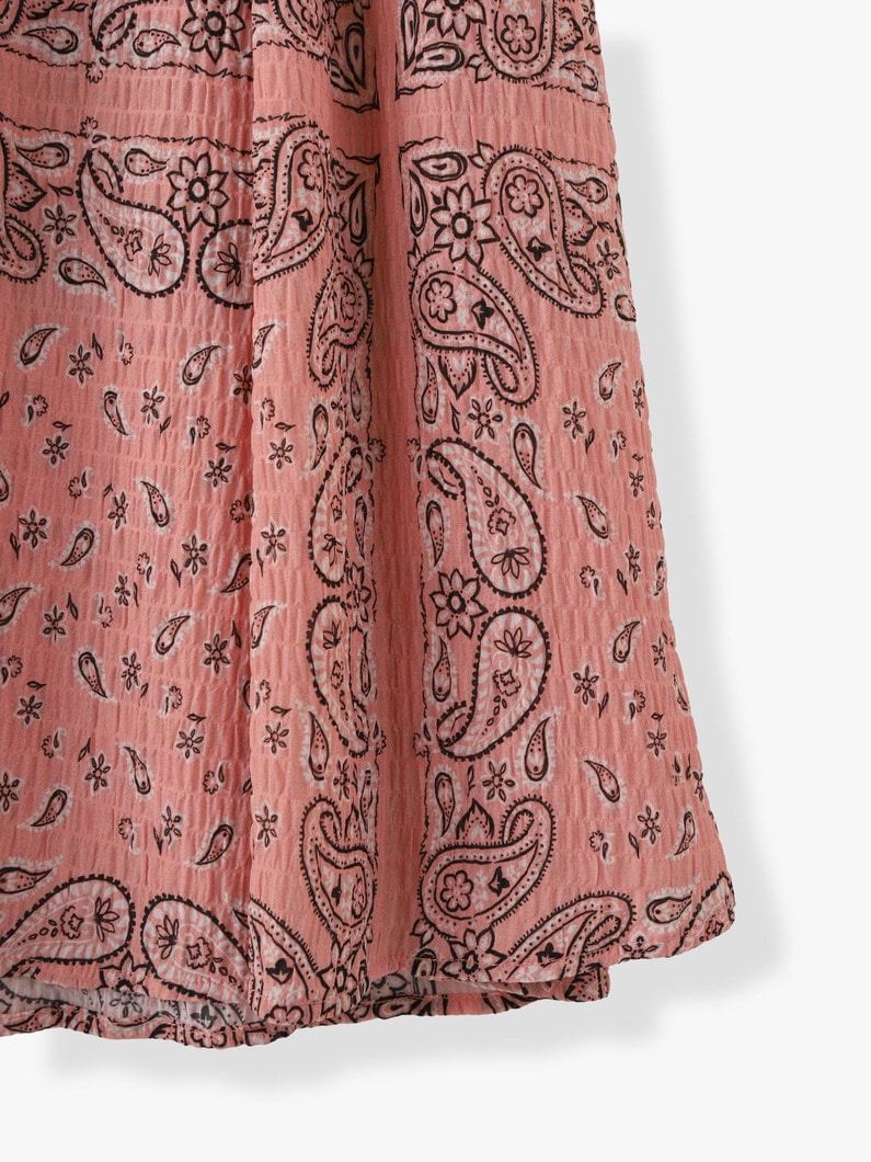 Bandana Print Skirt 詳細画像 pink 6