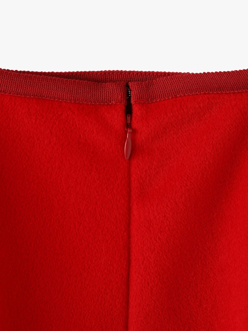 Wool Flare Skirt 詳細画像 lt red 7
