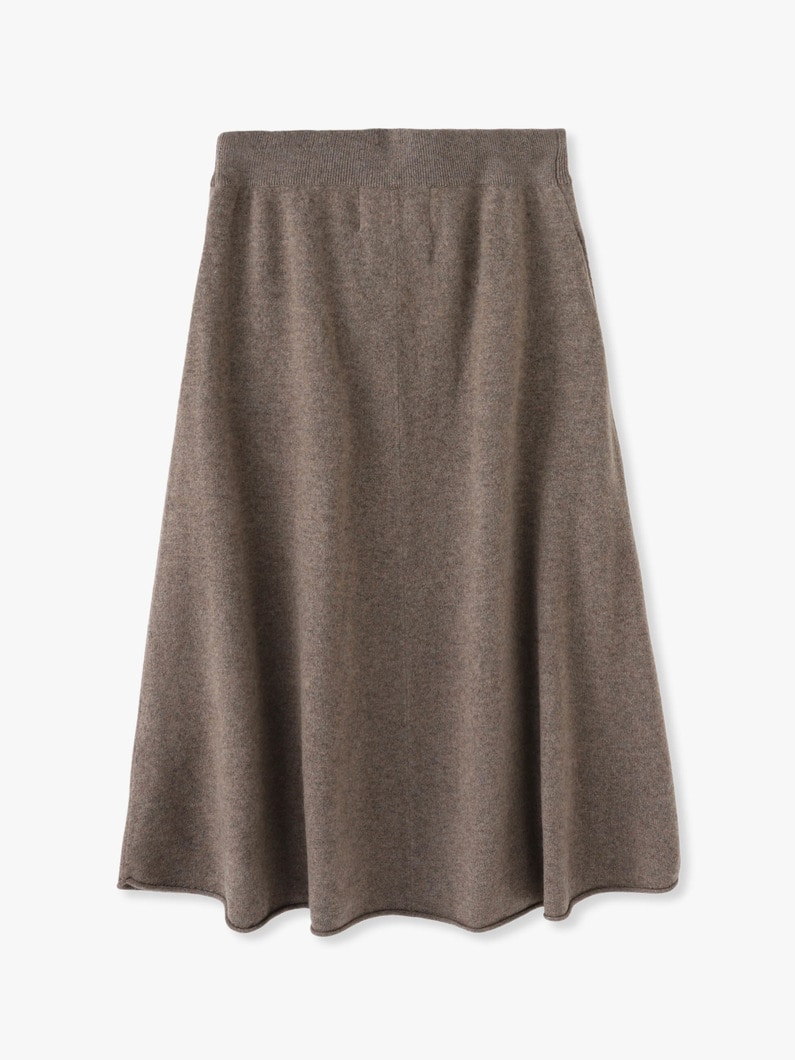Cashmere A Line Skirt (light brown) 詳細画像 light brown 4