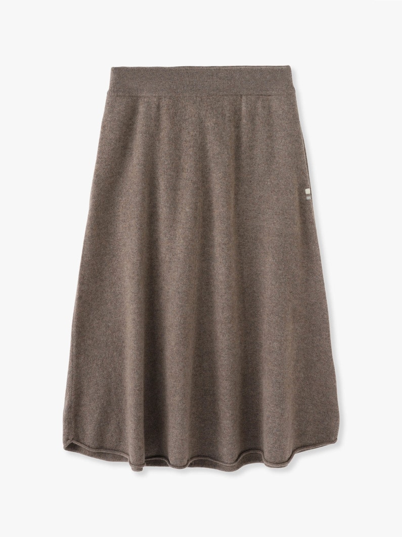 Cashmere A Line Skirt (light brown) 詳細画像 light brown 3