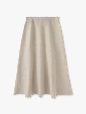 Soft Smooth Knit Flare Skirt 詳細画像 beige